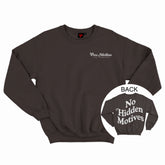 Sweatshirt - Brown / White Back