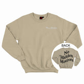 Sweatshirt - Beige / Black Back