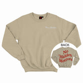 Sweatshirt - Beige / Red Back