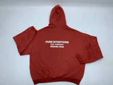 Clay red active hoodie
