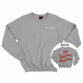 Sweatshirt - Gray / Red Back