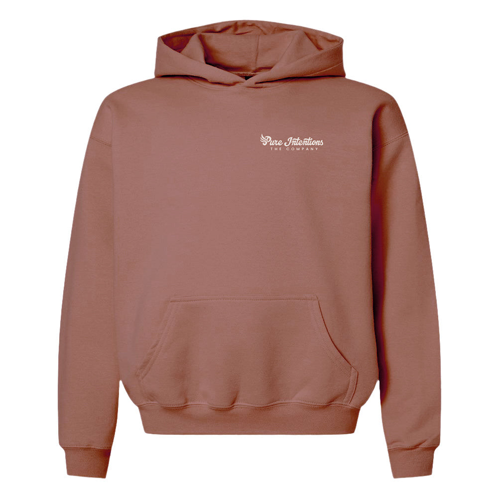 Hoodie Sweatershirt - Starfish Pink