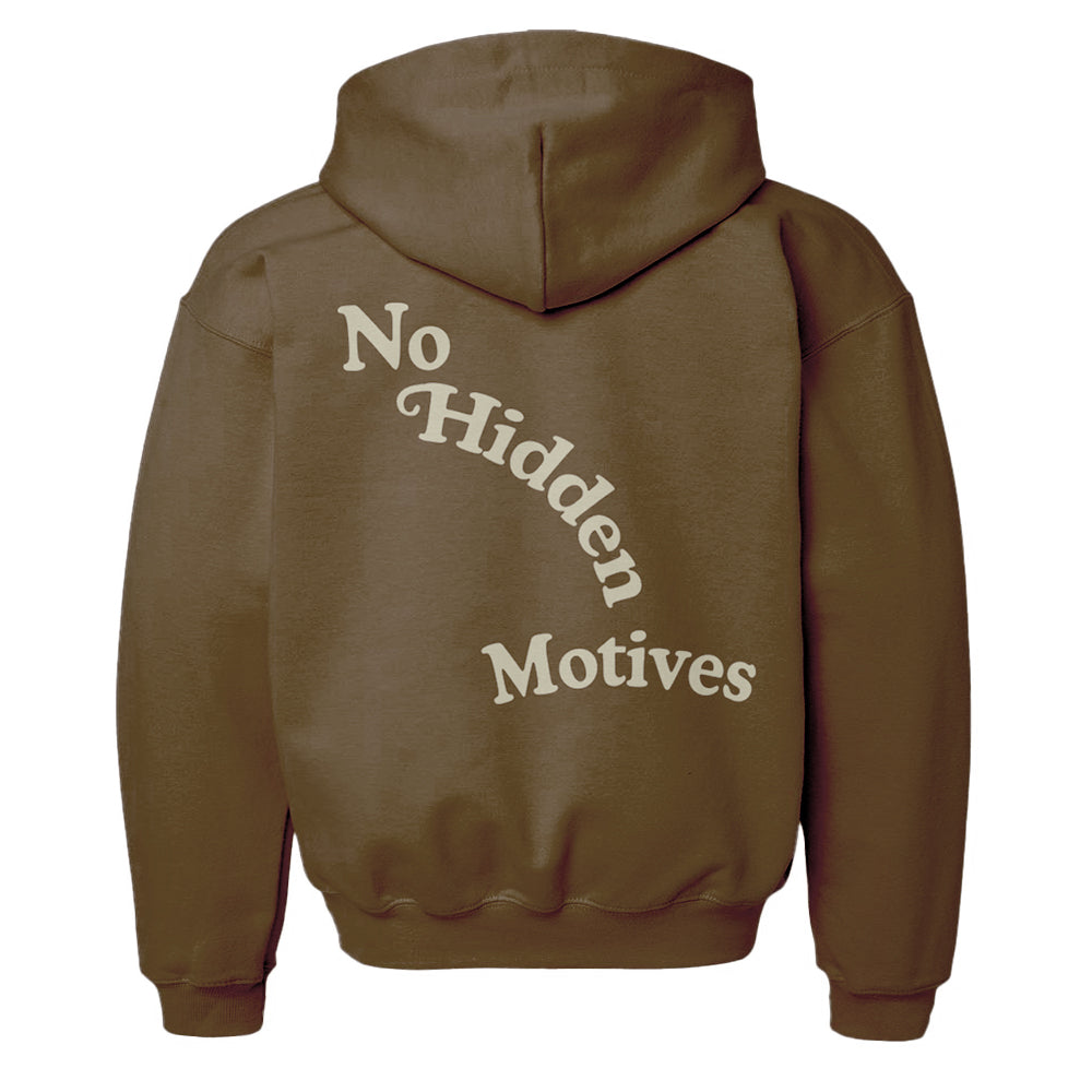 Hoodie Sweatshirt - Brown
