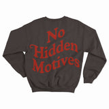 Sweatshirt - Brown / Red Back