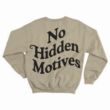 Sweatshirt - Beige / Black Back