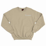 Sweatshirt - Beige / Black Back