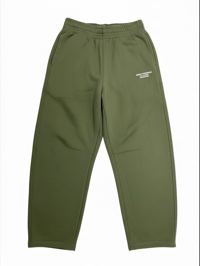 olive green active sweatpants