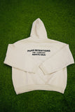 bone white active hoodie
