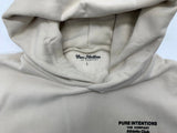 bone white active hoodie