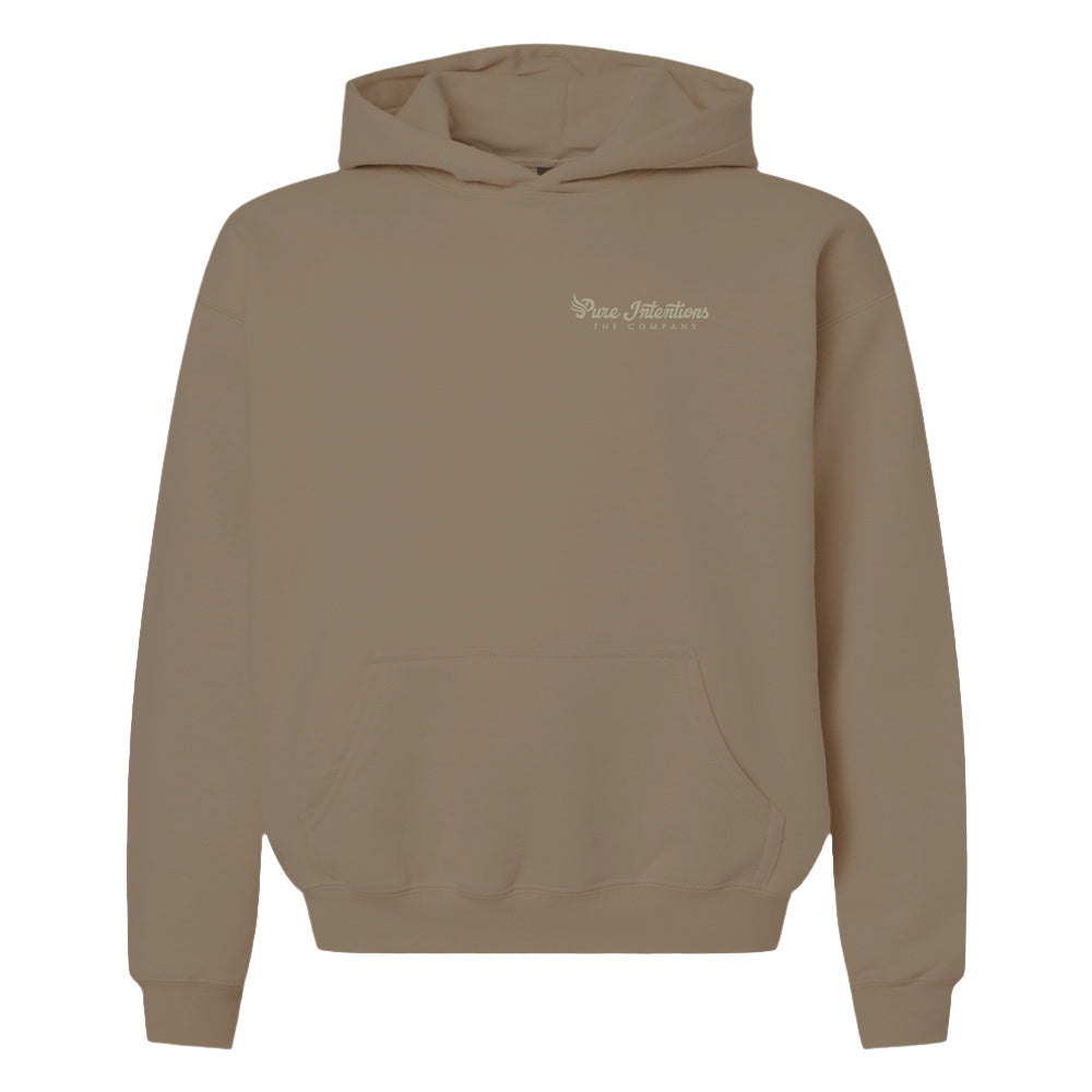 Hoodie Sweatshirt - Beige